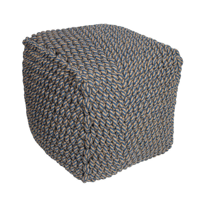 BATELA maritimer Sitzcube Pouf BATELA Maritime Dekoration BATELA maritimer Sitzcube Pouf BATELA Maritime Dekoration