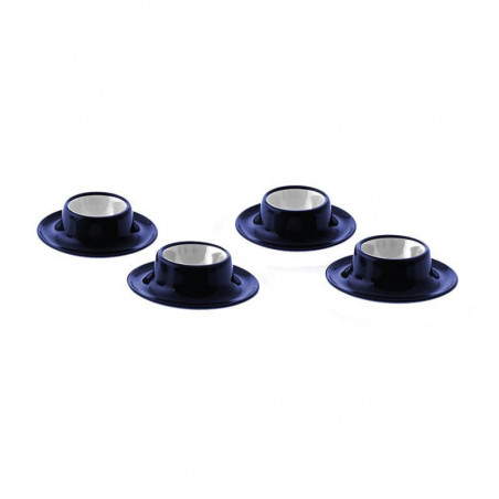4-teiliges Eierbecherset - GIMEX navy