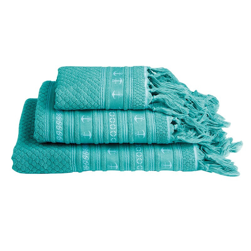 Handtuchset Santorini Anchors Aqua Marine Business MARINE BUSINESS Bathroom Handtuchset Santorini Anchors Aqua Marine Business MARINE BUSINESS Bathroom