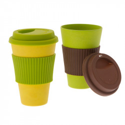 2er Set to-go Becher aus Bambus - GIMEX GIMEX Bootsgeschirr