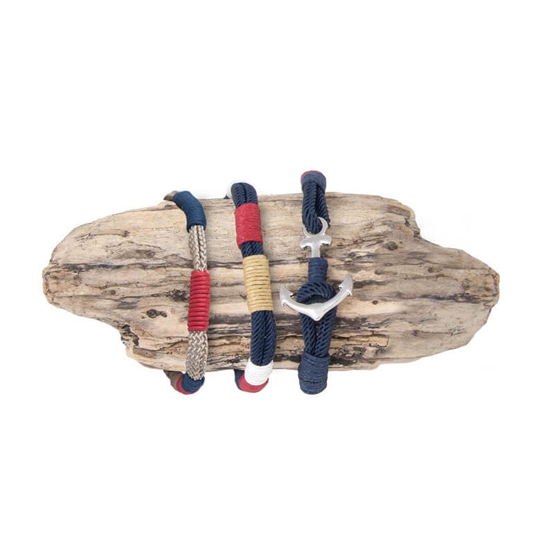 BATELA Maritimes Ankerarmband navy  Maritime Mode