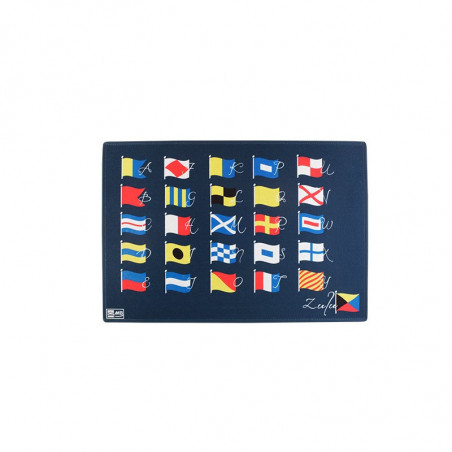 Rutschfeste Fußmatte ABC Flags Welcome Marine Business