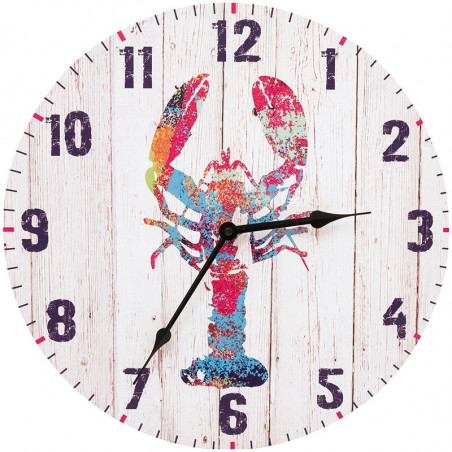 BATELA maritime Wanduhr Lobster