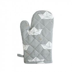 Krasilnikoff Maritimer Backhandschuh Papierboot  Kitchen