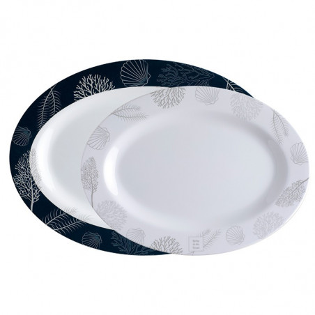 Ovale Servierplatten Living Marine Business