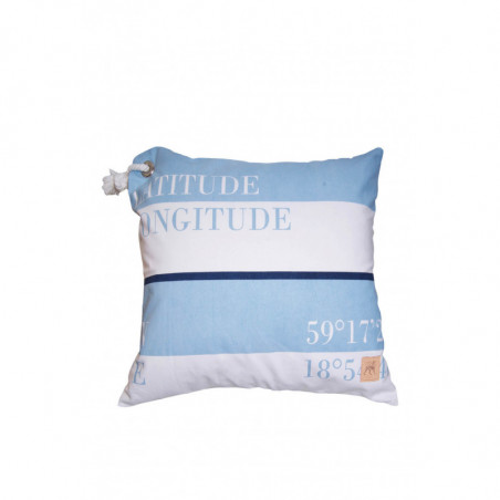 Kissenbezug maritim KORDELIA light blue
