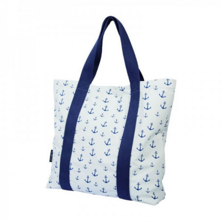 BATELA maritime Handtasche Anker weiß